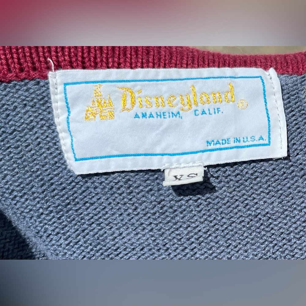 Disneyland Cast Member Costume Sweater Main Street Employee‎ Uniform Size XS - Picture 5 of 5